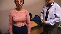 Ugly Lady Fucks And Licks Old Man's Ass