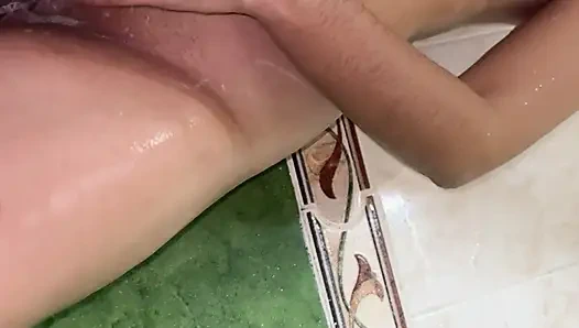 Your bitch taking a shower and recording it for you