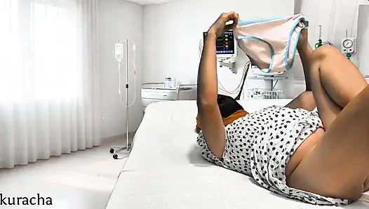 Hijab Step Sister feels her self she needs a sex when she was alone