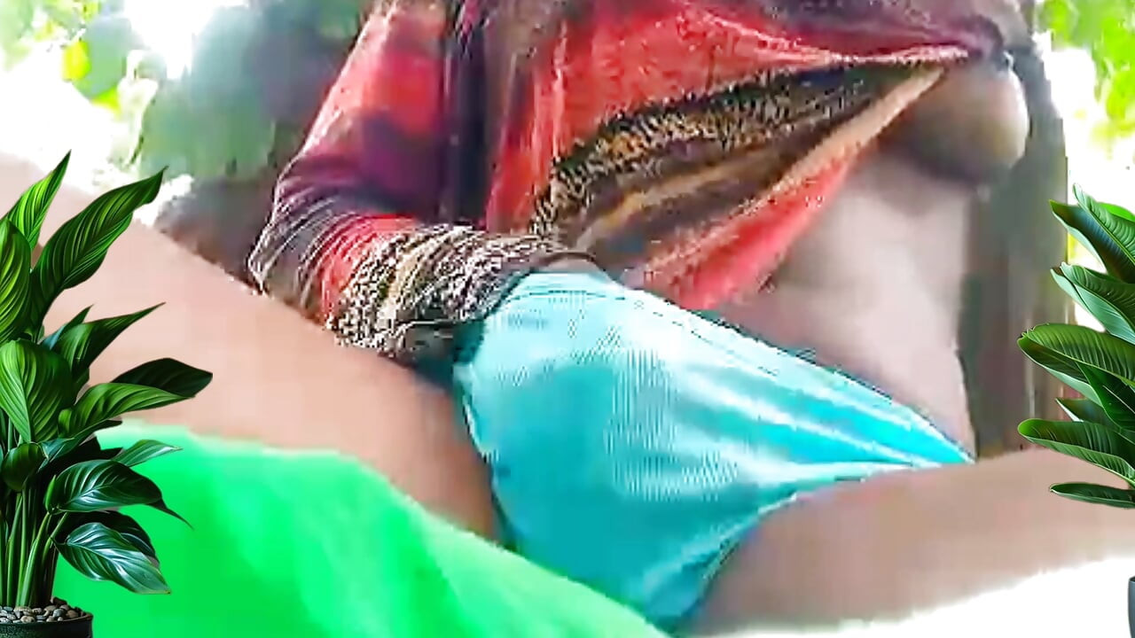 Solo female masturbation hot porn by Givensex acting in village bush, enjoying self pleasure with her wet tight pussy!