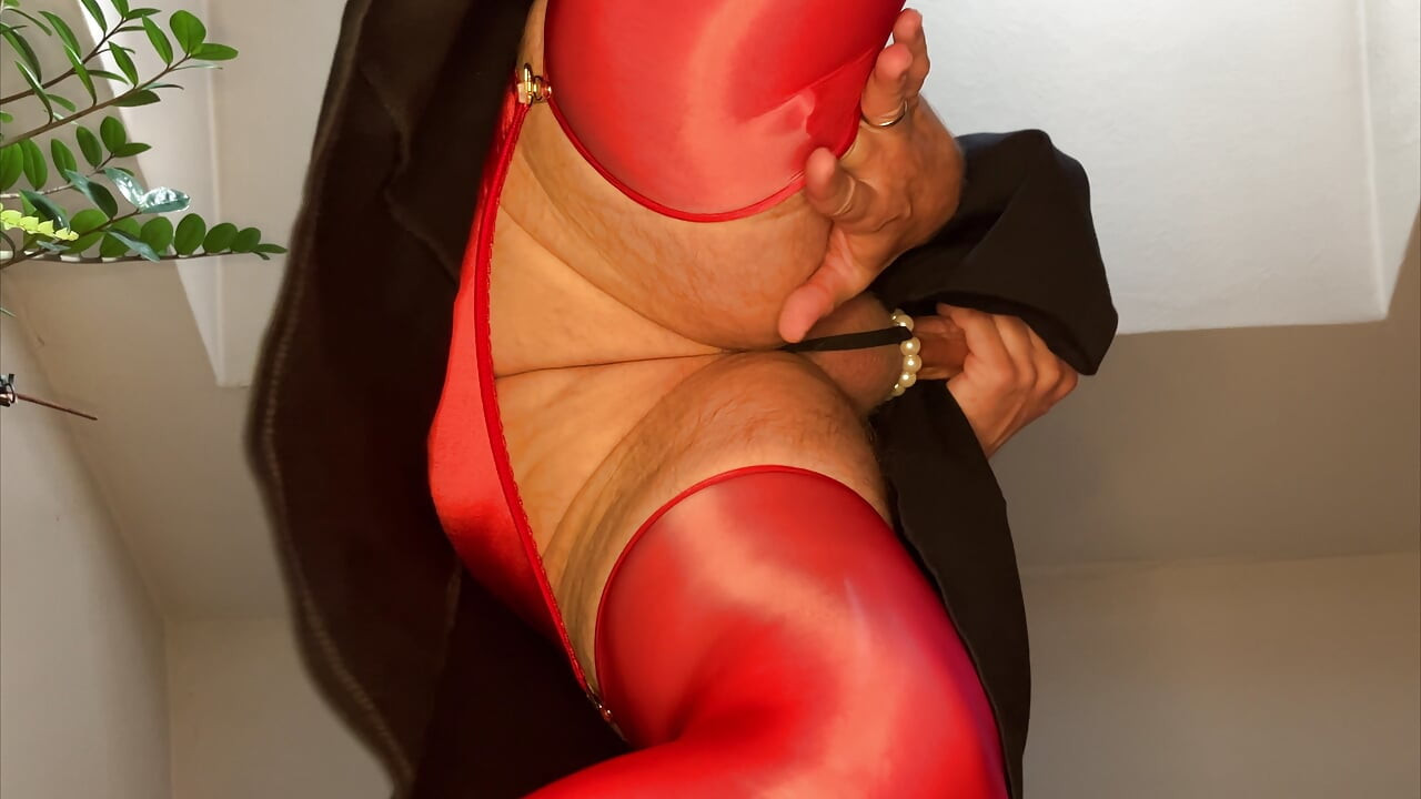 Don't lay down and look under my skirt when I moan and masturbate - Watch the cum drip on you