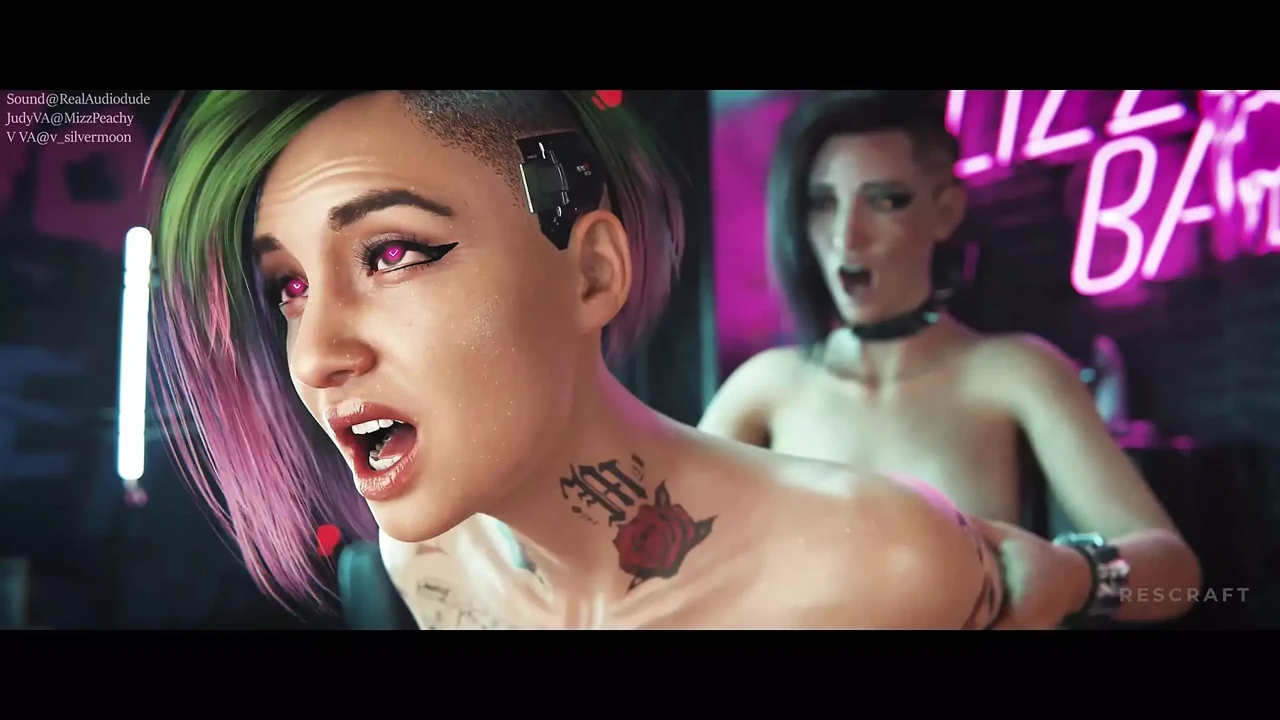 Cyberpunk 2077 Futa Compilation (animation with sound) 3D Hentai Porn SFM