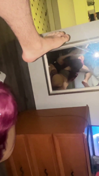 Ts Jesse Montez Sucks a thick cock with cum shot for her Bday. | Clip 2