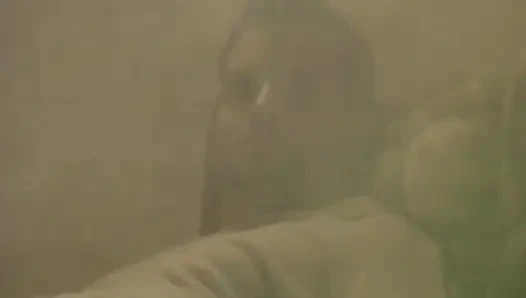 Blonde slut playing with her pussy