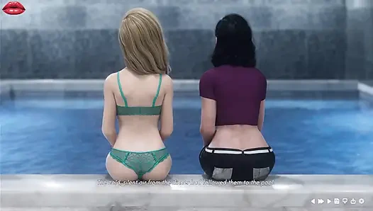 Mrs Denvers 17 Wanda and Lois Spend Quality Time Together in Swimingpool