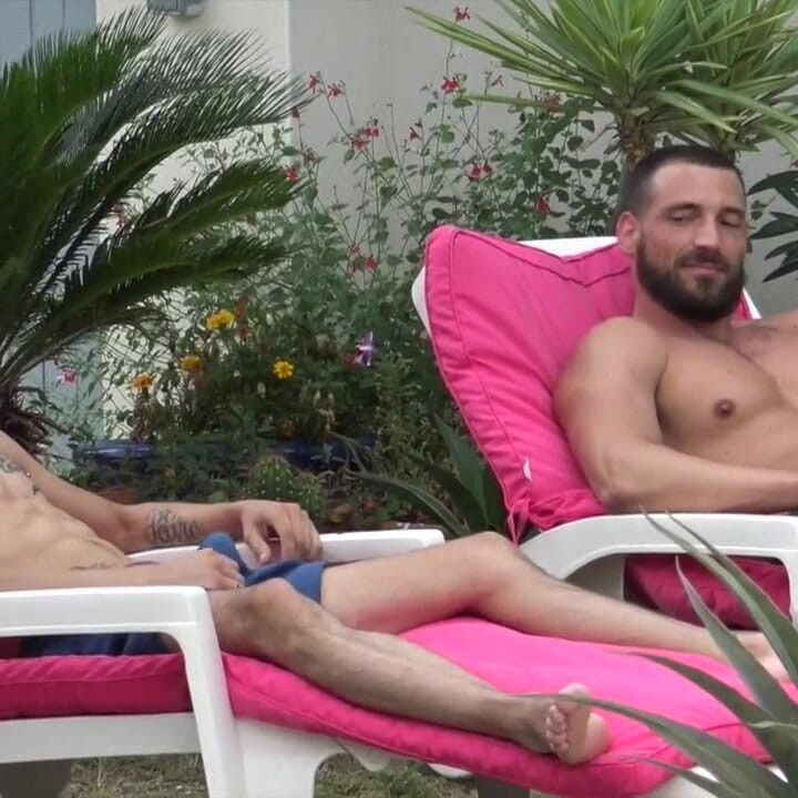 Enzo Rimenez fucked by Pablo Hierro in th garden