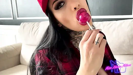 Fake boobs with Didlo