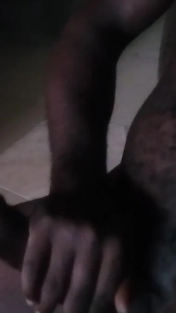 Powerful moment from "An oiled black man cock as a masturbation for women"
