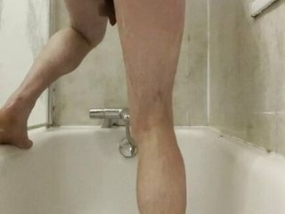 Divertimento in culo durante il bagno