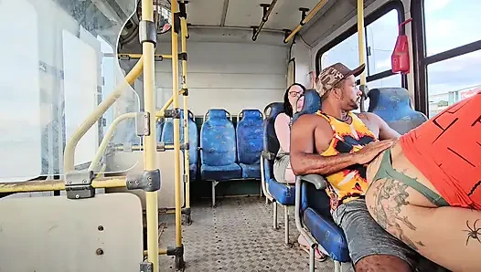 A SHAMELESS COUPLE RIDING IN PUBLIC TRANSPORT AND BACKSEAT PASSENGER FILMING EVERYTHING