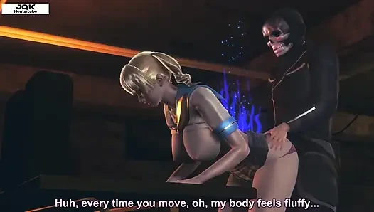 Ghost Rider und lustvolle studentin. Hentai 10