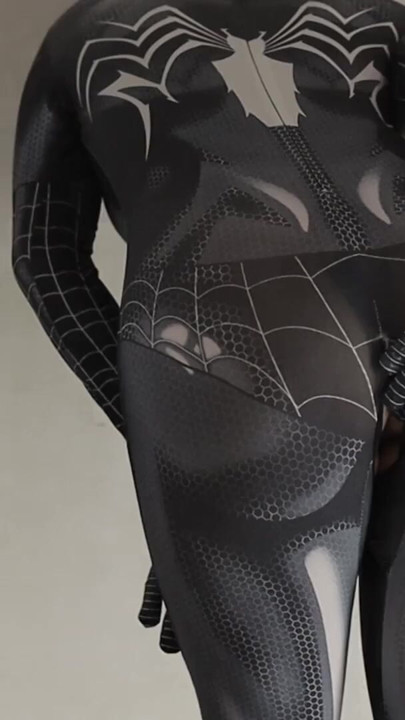 Sexy Girl Cosplay Black Spiderman Costum Get Fuck And Creampie | Clip 1