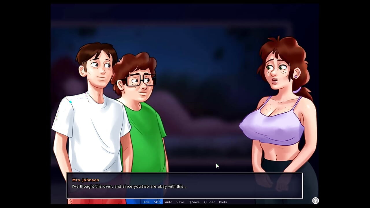 Sommarsaga - Johannes knullade Odette ... Damerna och Johannes spelade spin the bottel.