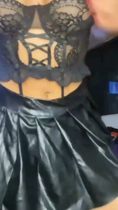 I WORE THIS LINGERIE THAT HIGHLIGHTS MY BODY AND MAKES ME LOOK TOO SENSUAL SO IT MAKES ME WANT TO HAVE A RICH ORGASM FROM THE HOT | Clip 1