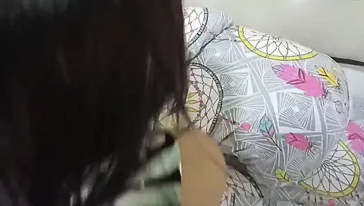 18 year old brunette big saggy tits from New York United States fucking her stepbrother's big dick part 46