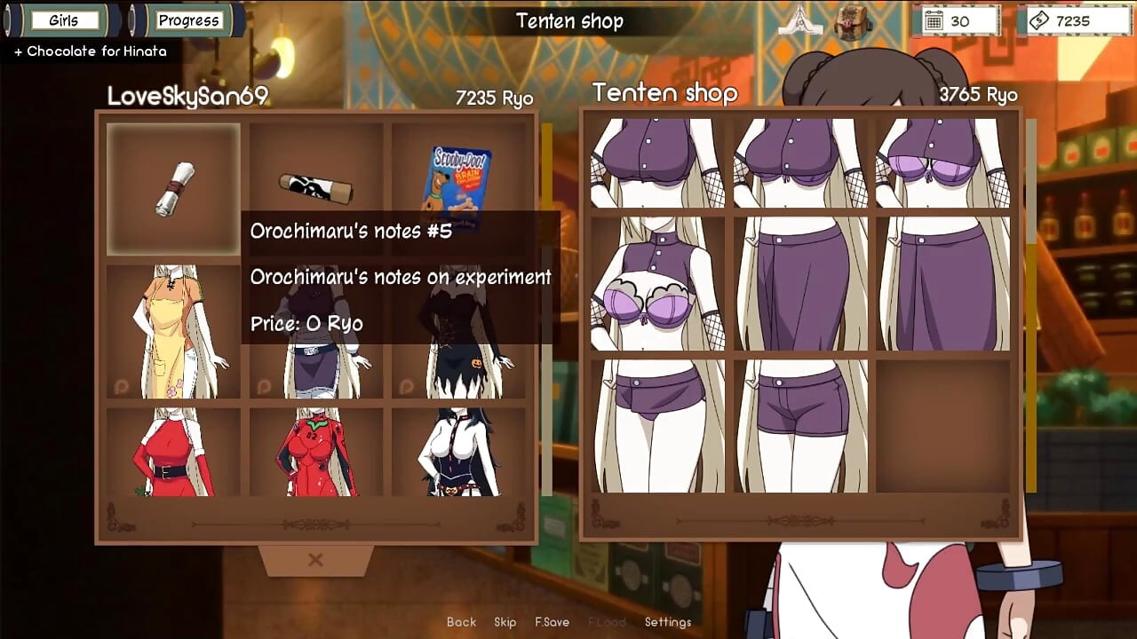 Naruto - Kunoichi Trener 0.14.1 Dio 50 Hinata Pušenje - Mikasa Seks od Loveskysan69