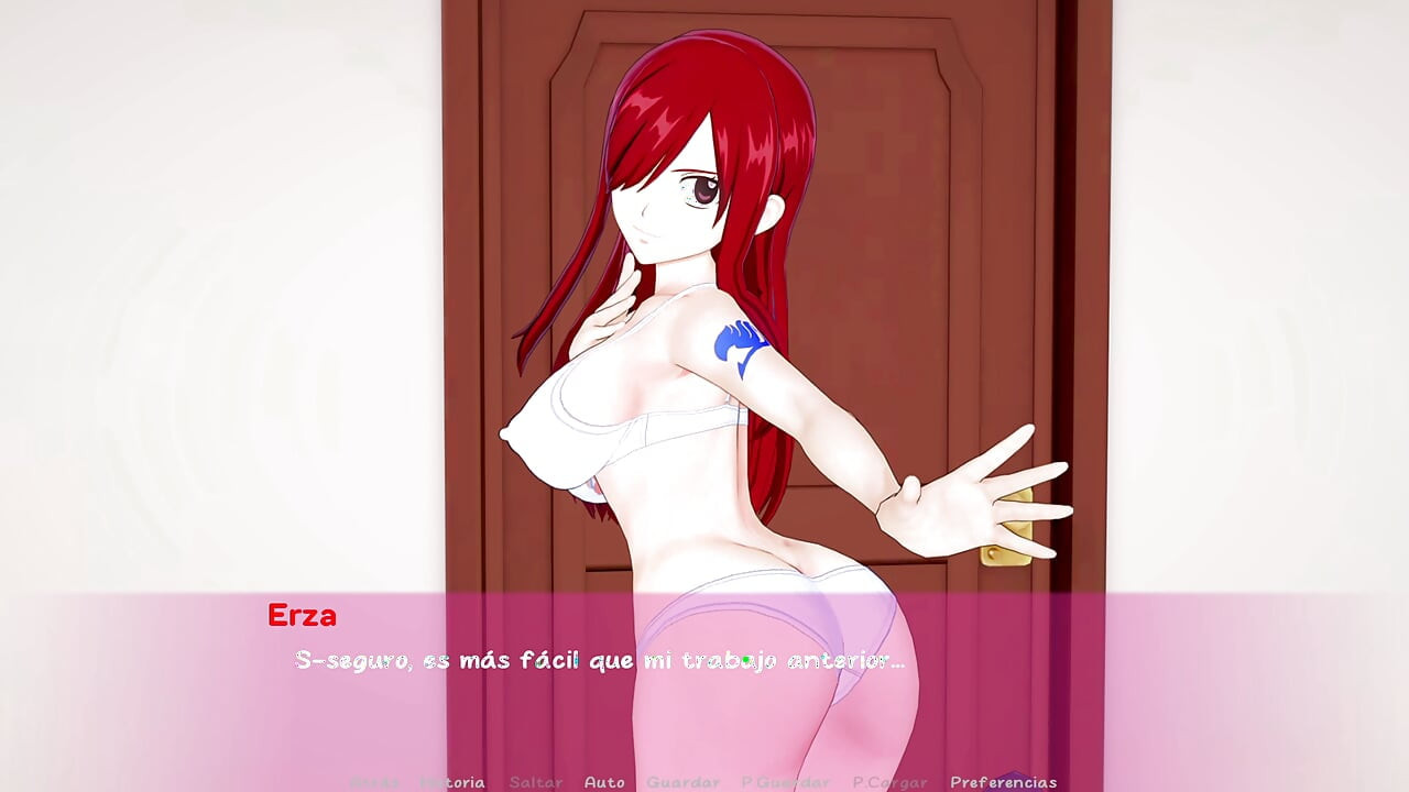 Waifu Saya Mahu Menjadi Bintang Lucah - Melakonkan Lucah dengan Erza yang Cantik