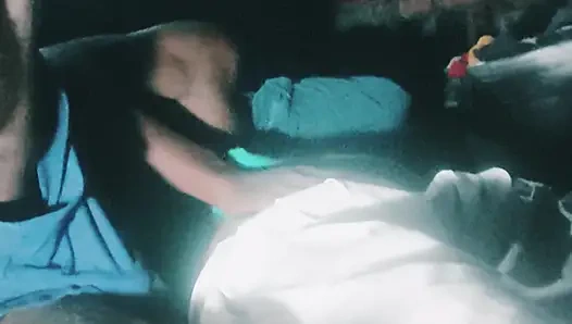 As soon as the virgin girl came back from school, she started doing paella shifts, quenching the thirst of her pussy.