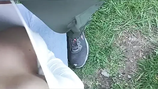 Part 2 - Desi outdoor sex with a stranger girl in the jungle.