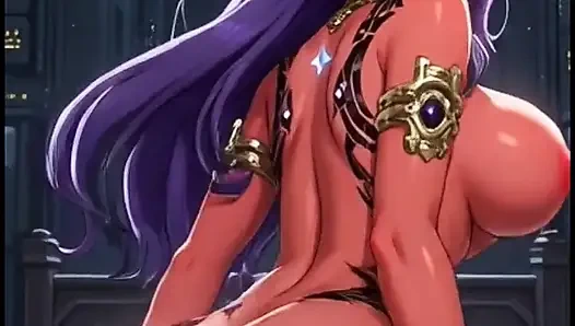 Cute demon girl twerking (Ai animation)