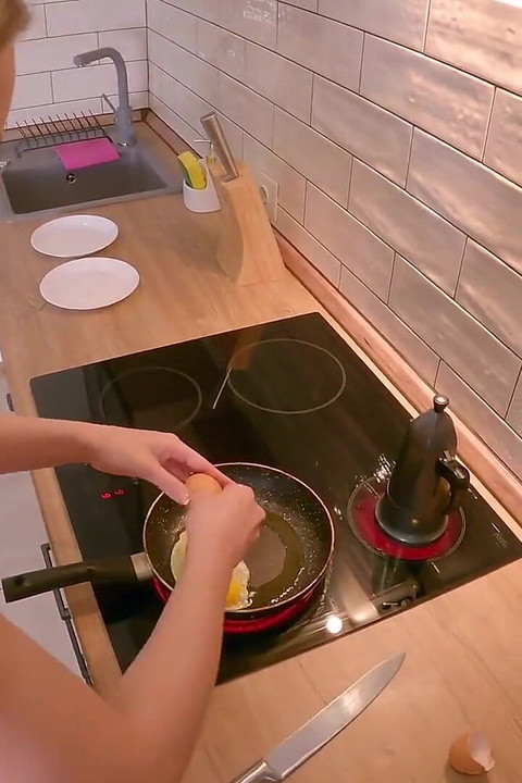 Wife Prepared Her Husband's Balls for Breakfast