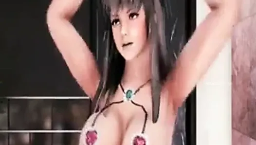 Hitomi 3D dancing (DOA) bouncing boobs