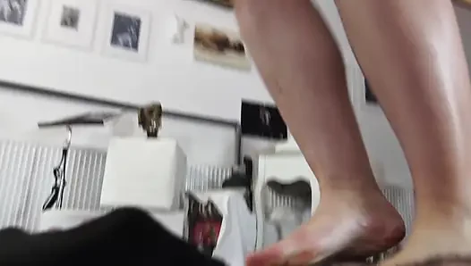 Russian Princess Face Trampling & Foot Gagging!