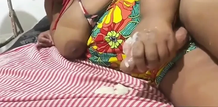 Futanari I Caught a Huge Dildo on My Stepmother