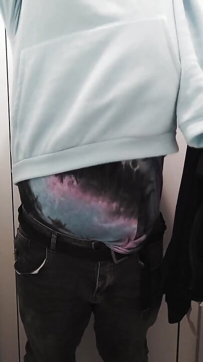 Fat Bear Jerks off on Toilet and Licks up His Cum