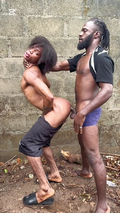 BBC Daddy Fucks Black Twink Outdoors