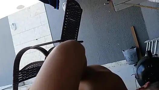 Sex on the roof of the building