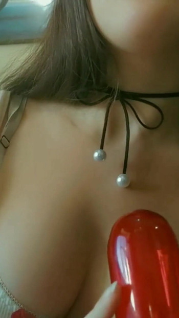 Iconic moment from "hot student massaging boobs with oil"