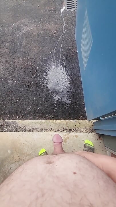 Almost Caught Enjoying the Storage Unit