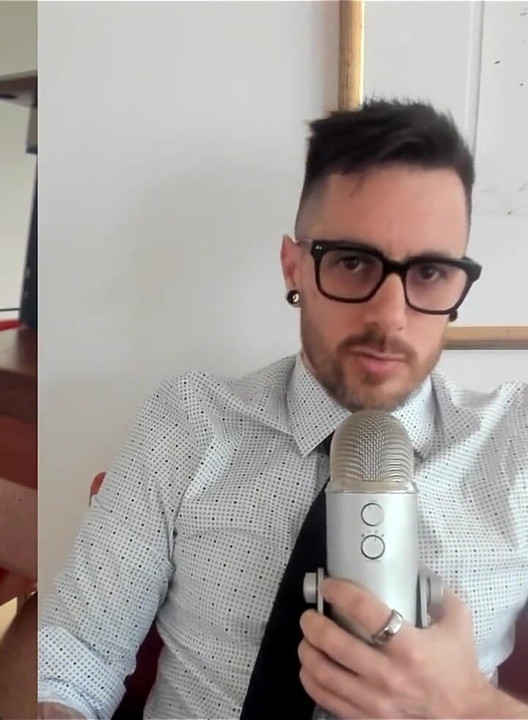 Asmr Roleplay as Your Grad College Professor! Includes Cumshot!