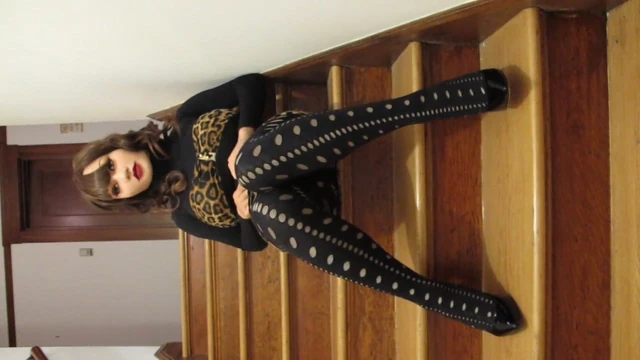 crossdresser relaxing