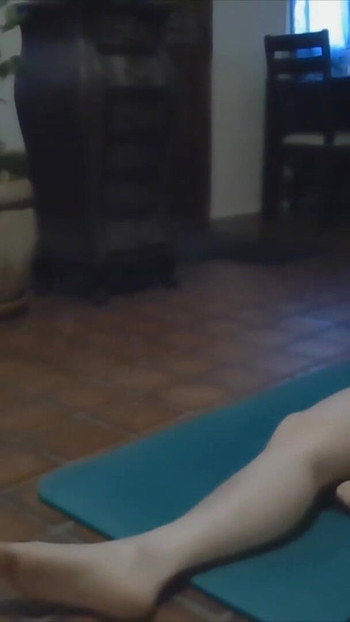 Captivating moment from "Classic Beauty Does Yoga"