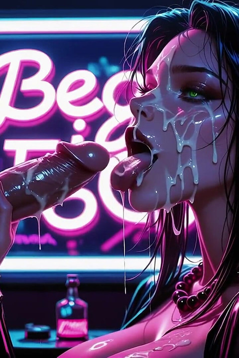 Cyberpunk Fuck od Neon Vixen – generováno Ai