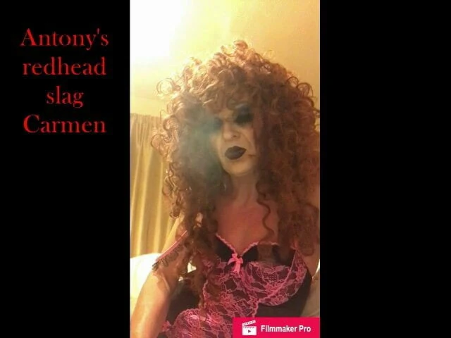 Antony's redhead slag CarmenJames