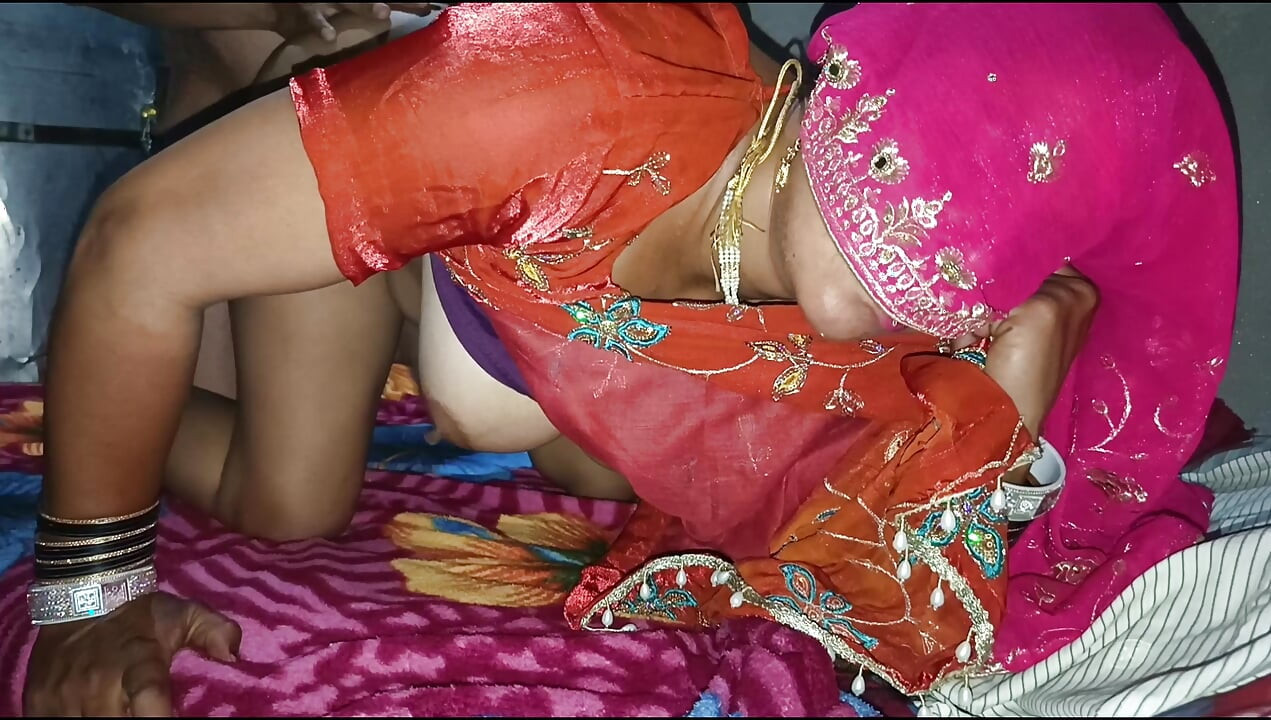 First night. Suhagraat . Husband wife full hard sex show with punjabi bhabhi