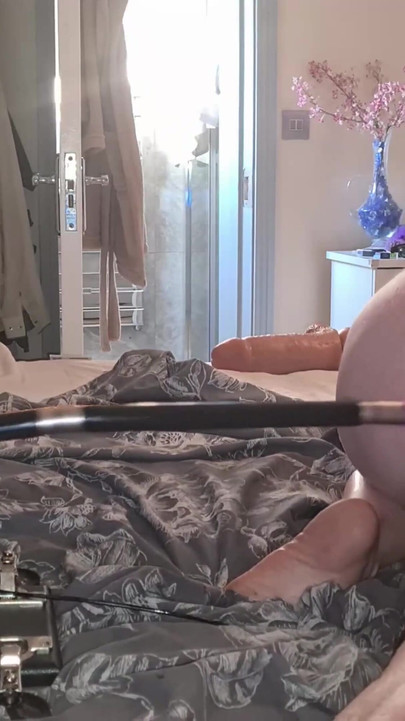 Unforgettable moment from "Extremely hot wife has one big dick in her pussy and another sitting on her face so shr can lick"