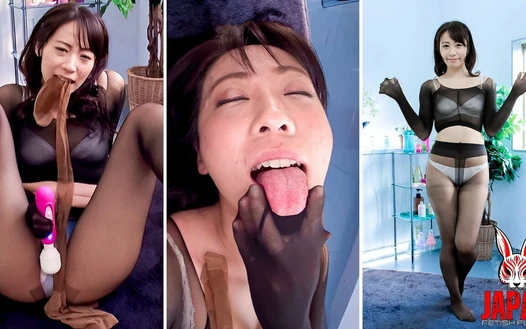 Yuri Momose'un naylon külotlu çorap baştan çıkarma