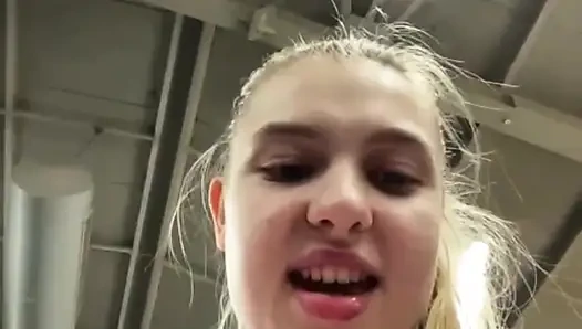 Crazy fucking anal in the public gym