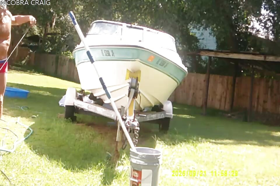 9-21-26 COBRA STARTS THE BOAT THE WHOLE TIME BIT CH ING THE LADY NEXT DOOR IS A HI IQ MORON AND THE LOVE BUGS.