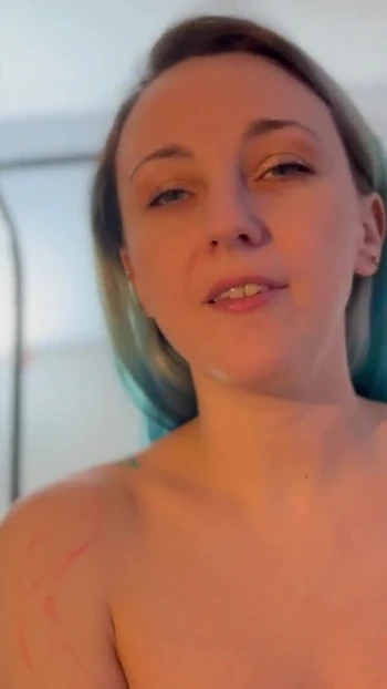 Captivating moment from "I let a fan cum deep in my throat - Cali Reign - I FUCK FANS DOT COM"