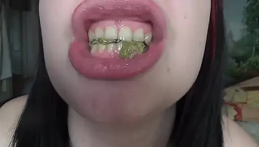 Eating candy worns and I will eat you too