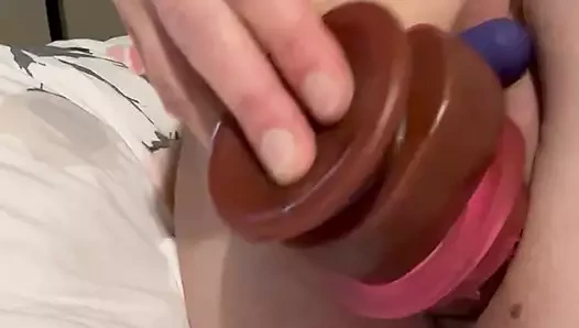 Trixie valentine lagi asik ngentot memeknya pakai dildo ukuran kontol raksasa pria kulit hitam