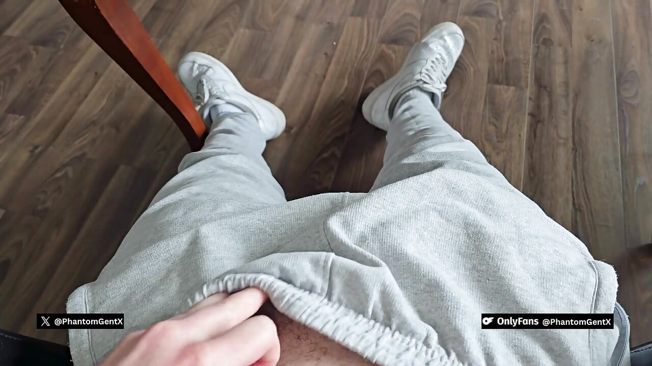 German Daddy Post Workout – Hairy Muscle in Grey Sweatpants - PhantomGentX