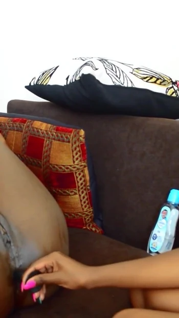Iconic moment from "Oiled Up Big Ass Lesbians With Juicy Black Pussy Use Anal Plug To Cum"
