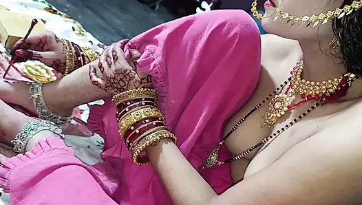 Suhagraat Indian New married cauple first night honeymoon dirty talk
