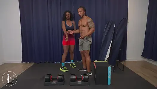 BBC Fitness Trainer Gets Seduced by Horny Ebony Client at Gym